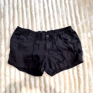 Old Navy Womens Shorts Linen Rayon Blend Size 4